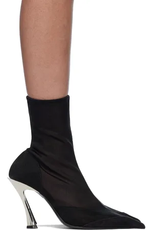 MUGLER Black Fang 95 Ankle Boots