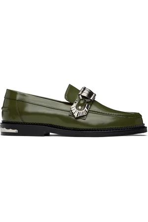 TOGA VIRILIS SSENSE Exclusive Green Polido Loafers