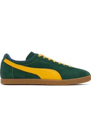 PUMA Green & Yellow Brasil Sneakers