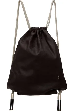 Rick Owens Brown Hollywood Drawstring Backpack