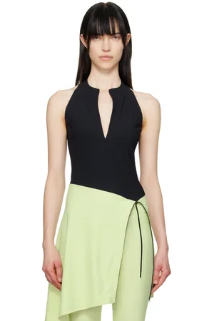 JOHANNA PARV Half-Zip Tank Top