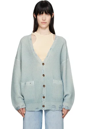 R13 Blue Oversized Cardigan