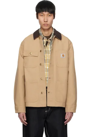 Carhartt Beige Spring Michigan Chore Jacket