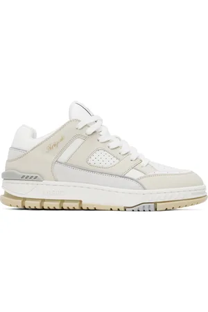 Axel Arigato White & Beige Area Lo Sneakers