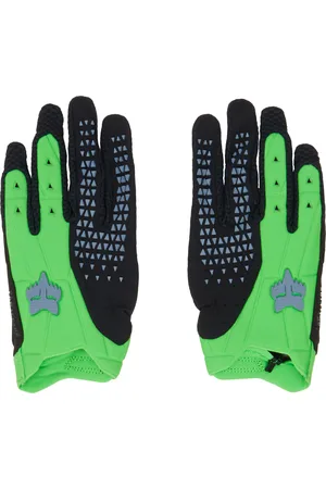 Kiko Kostadinov Black & Green Fox Racing Edition Racing Gloves