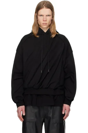 JUUN.J Layered Twisted Hoodie