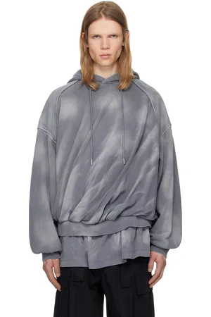 JUUN.J Layered Twisted Hoodie