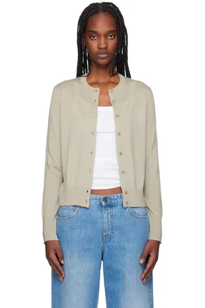 Filippa K Gray Merino Short Cardigan