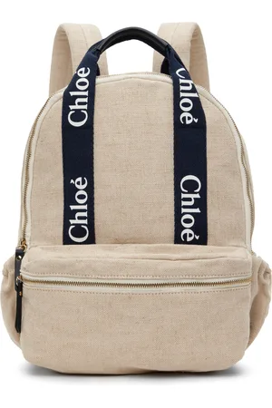 Chloé Kids Beige & Navy 
