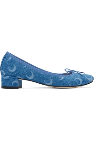Marine Serre Blue Repetto Edition Camille Moon Laser Heels