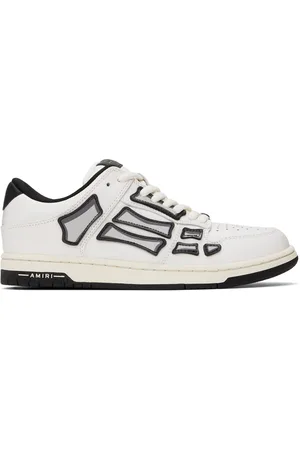 AMIRI White & Black Chunky Skel Top Low Sneakers
