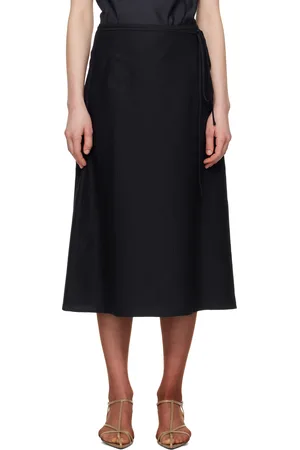 LE 17 SEPTEMBRE Crinkled Fluid Midi Skirt
