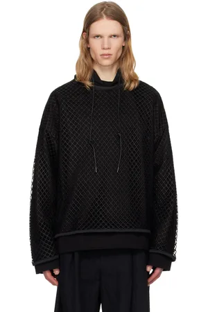 JUUN.J Net Layered Hoodie