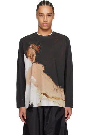 Simone Rocha Black Olympia Long Sleeve T-shirt