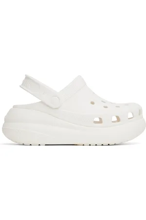 Crocs White Crush Clogs