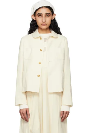 Comme des Garçons Off-White Peter Pan Collar Jacket