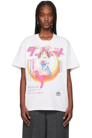 DOUBLET Off-White Anime Print T-shirt