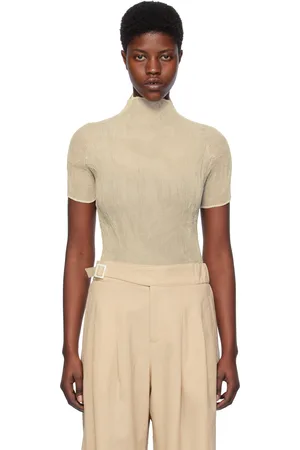 Issey Miyake Beige Twist T-Shirt