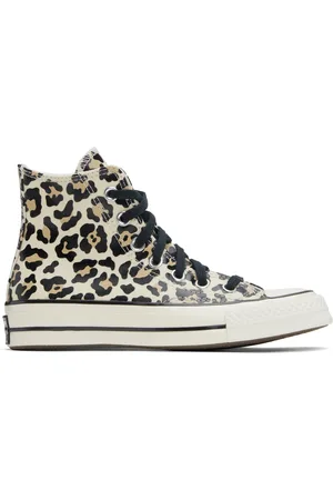 Converse Off-White Chuck 70 Glow-In-The-Dark Leopard Sneakers