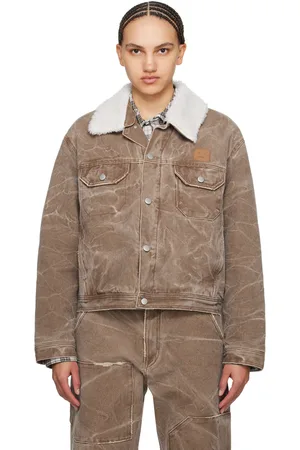 Acne Studios Brown Padded Jacket