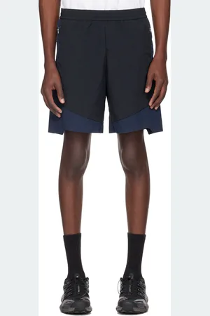 J.LAL Black & Navy Lightweight Shorts