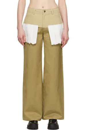 Andersson Bell & White Lace Pleats Skirt Trousers