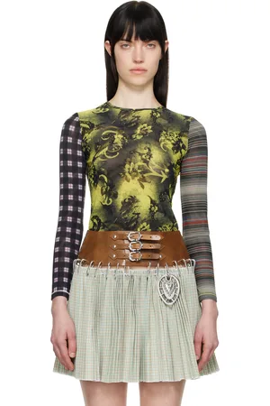 Chopova Lowena Multicolor Starlight Mesh Long Sleeve T-shirt