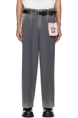 DOUBLET Gray Dusty Tailored Trousers