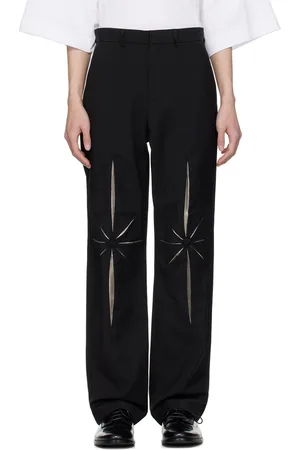 Kusikohc Black Tailored Origami Trousers