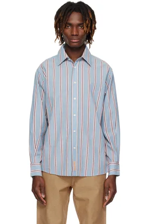 BODE Blue Regatta Stripe Shirt