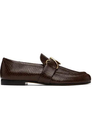 Proenza Schouler Brown Monogram Loafers