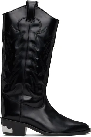 TOGA VIRILIS Leather Tall Boots