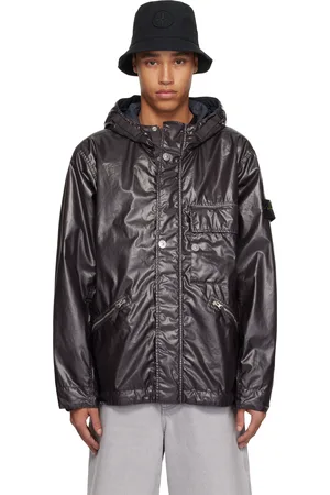 Stone Island Gray Mussola Gommata-TC Jacket
