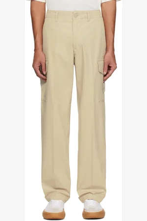 Stone Island Beige Weatherproof Cotton Canvas Ghost Cargo Pants