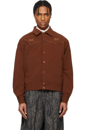 Pins & Needles Brown Piping Cowboy Jacket