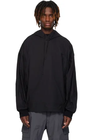 JUUN.J Side Zip-Up Godet Hoodie
