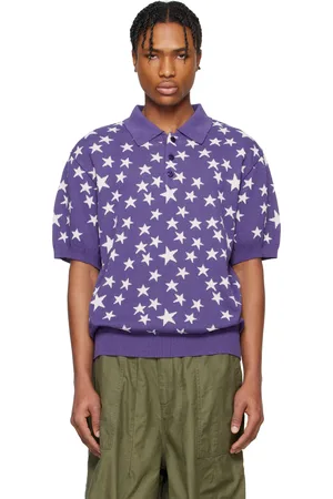 Pins & Needles Purple Short Sleeve Knit Polo
