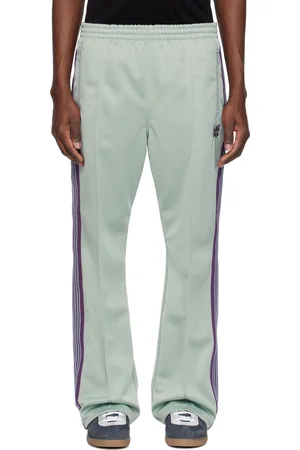 Pins & Needles Green Boot-Cut Track Pants
