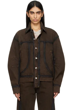ECKHAUS LATTA Brown EL Redux Denim Jacket