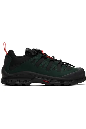 GR10K Black & Green Salomon Edition Quest Low 2 Sneakers