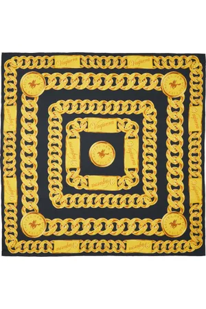 Vaquera Chain Print Silk Scarf