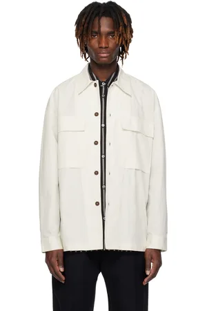 STUDIO NICHOLSON Off-White Landi Overshirt