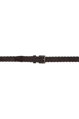 Hed Mayner Brown Braid Belt