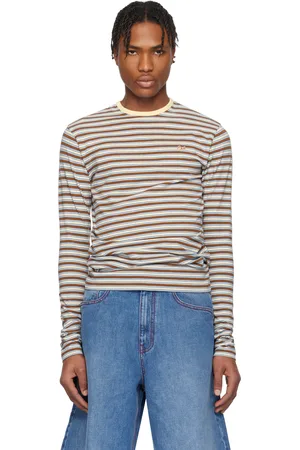ERL & Off-White Striped Long Sleeve T-shirt