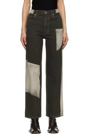 ECKHAUS LATTA Grey Wide Leg Jeans