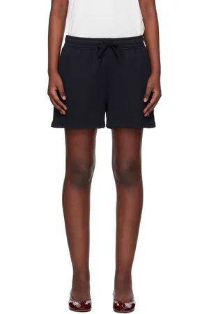 Maison Kitsuné Black Baby Fox Patch Regular Jog Shorts