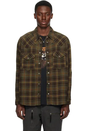 Isabel Marant Khaki & Brown Panema Shirt