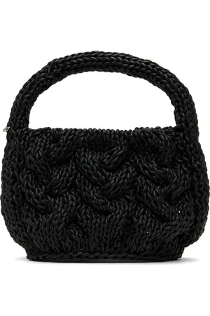 J.W.Anderson Black Small Cable Knit Bag
