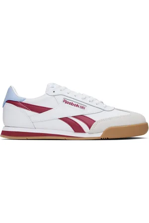 Reebok White & Red Campio XT Sneakers