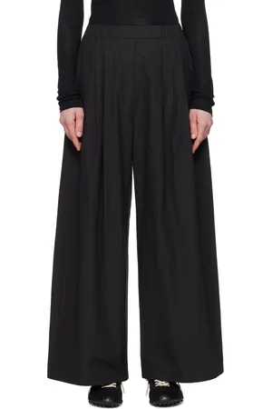 AMOMENTO Three Tuck Banding Trousers